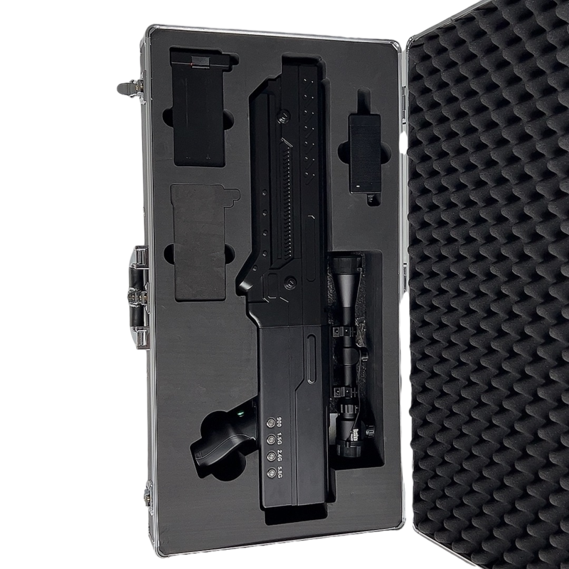  干河街道手持便携式枪型低空防御反制四通道B型